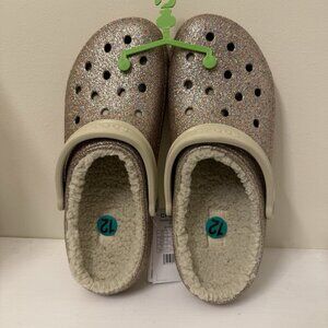 Crocs Men’s 12 Sparkle Classic Glitter Lined Clog NWT Old Stock Sold Out HTF